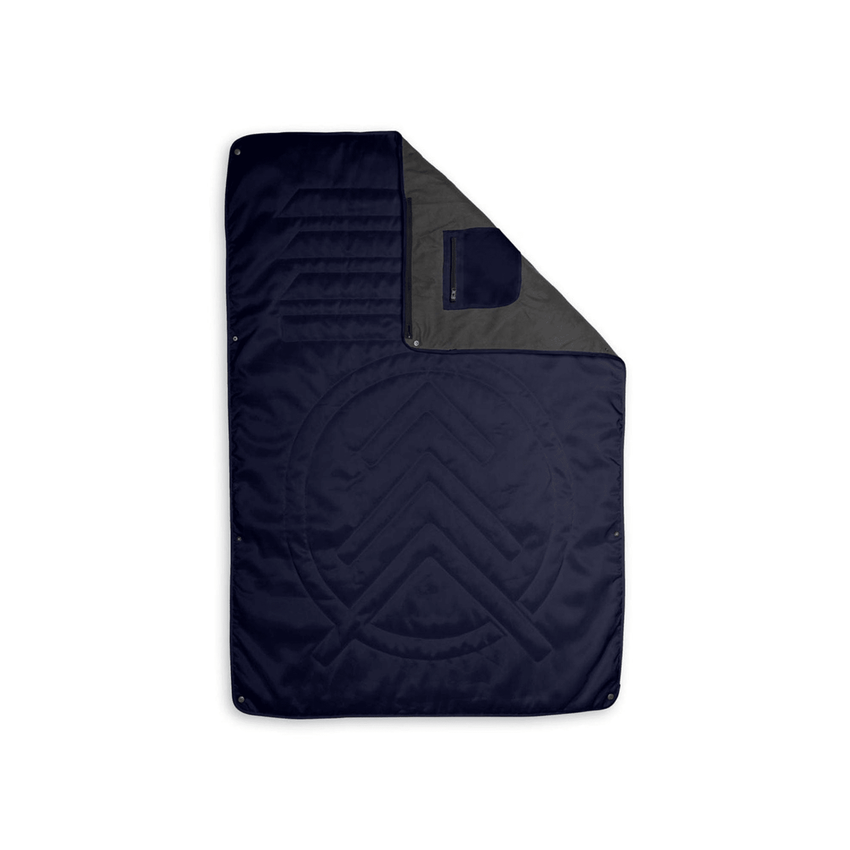 VOITED Quilted Premium Recycled Pet Blanket - Ocean Navy Blankets VOITED 