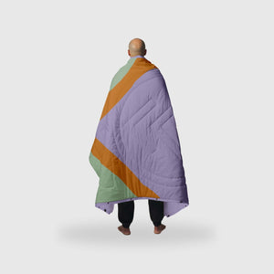 VOITED Recycled Ripstop Outdoor Camping Blanket - Spring Break/Digital Lavender Blankets VOITED 